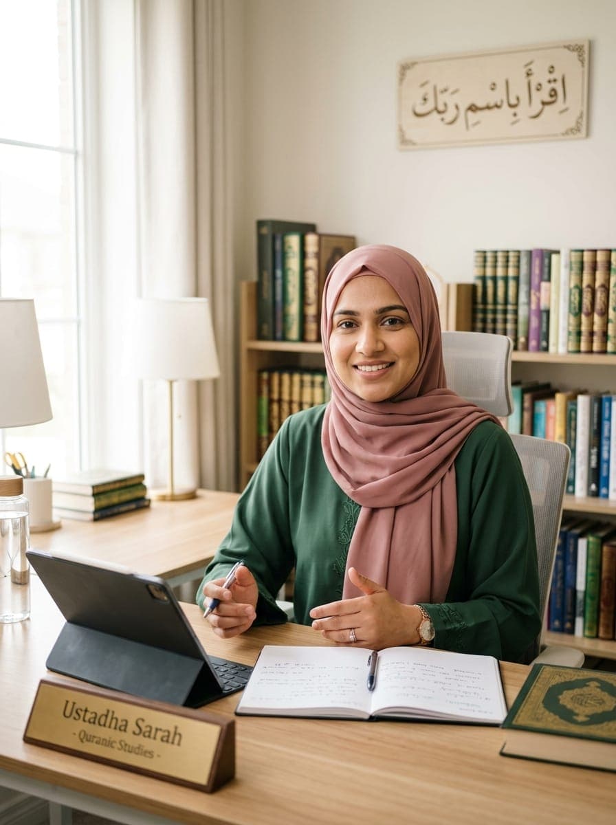 Ustadha Sarah - Head of Female Quran Department and Children Specialist at Quran50 Academy